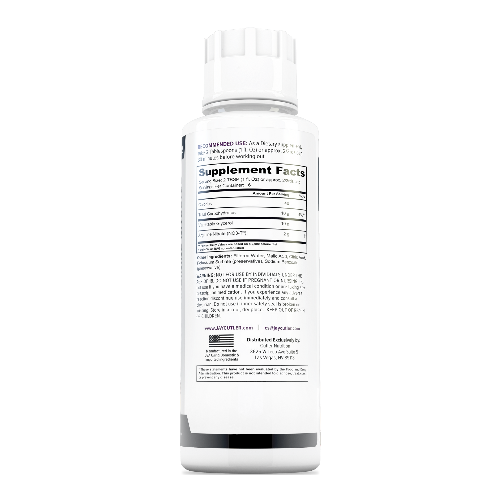 Liquid Pump: Liquid Glycerol with Arginine Nitrates